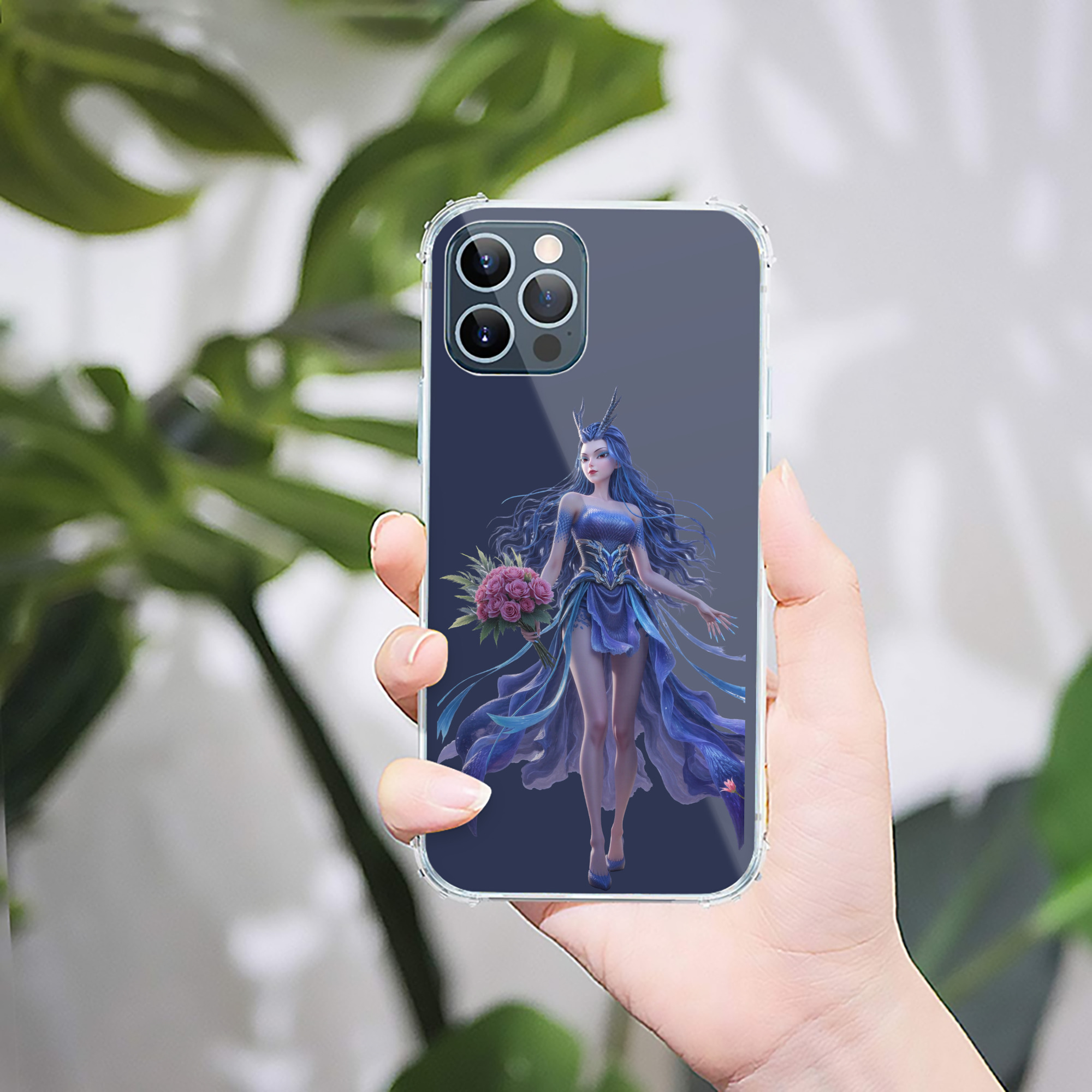 （画像用） Ne Zha 2 ナタ 魔童の大暴れ 【iPhone 12シリーズ対応】透明スマホケース（クリアソフトケース）